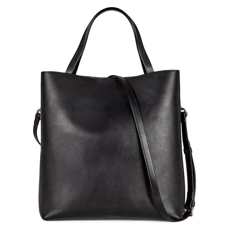 Women ECCO EBBA - Shoulder-Bags Black - India WGDLNF236